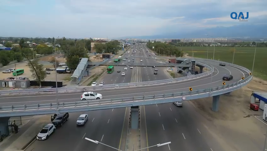 Завершен капитальный ремонт по уширению проезжей части на участке «Райымбек-Алматы» республиканской автодороги А-2 (км 18-19), (выезд из ЖК Асыл Арман). 